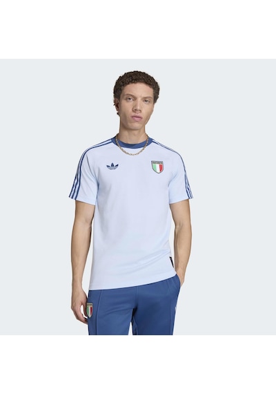 Adidas Italy Originals Erkek Mavi Tişört Jy9624