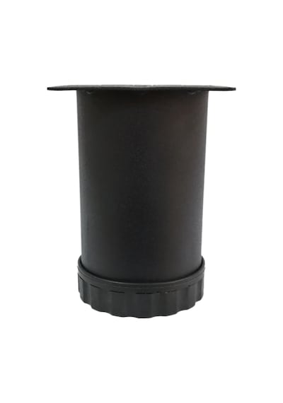 Tablalı Metal Dolap Masa Koltuk Kanepe Ayağı Çap: 60 Mm 10 Cm Texture Siyah Siyah Diğer