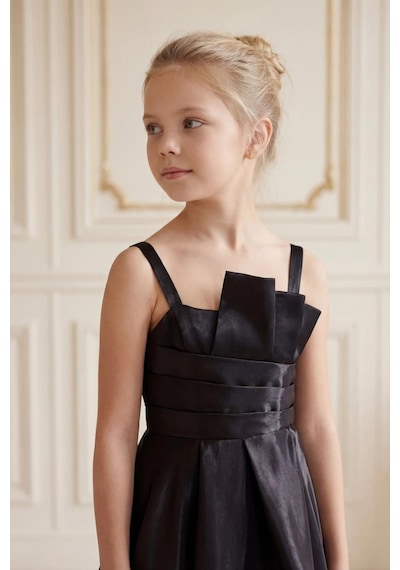Kent Of Kids Kız Çocuk Abiye Siyah Uçuş Uçuş Monaray Kumaş Asimetrik Kesim Prenses Model Yırtmaçlı Abiye Elbise 10-15 Yaş Kent Of Kids Kız Çocuk Abiye Siyah Uçuş Uçuş Monaray Kumaş Asimetrik Kesim Prenses Model Yırtmaçlı Abiye Elbise 10-15 Yaş