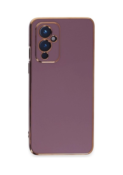 One Plus 9 Kılıf Volet Silikon - Mor -