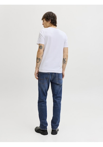 Jack & Jones Jack Jones Mike Model Dar Paça Erkek Kot Pantolon 12289829 Mavi