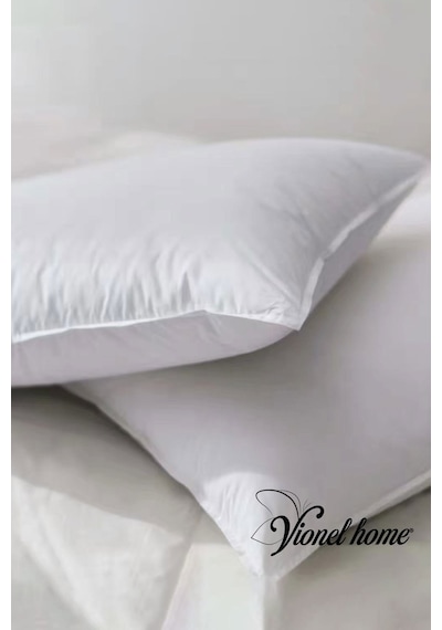 Vionel Home Pamuklu Beyaz İç Astar Fermuarlı Yastık Kılıfı 50 x 70 CM 10'lu