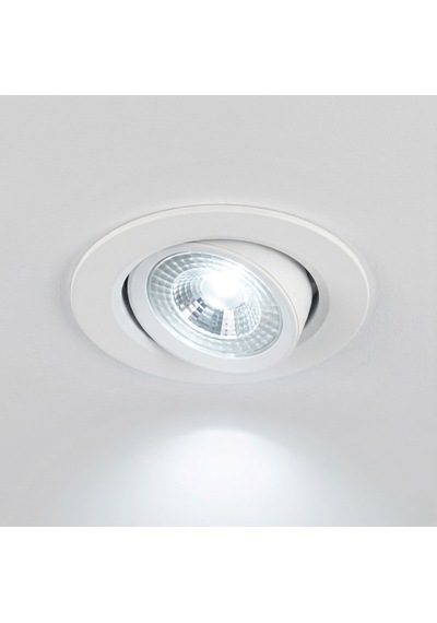 5 Adet Cata Ct 5204 Akik Beyaz Kasa 7w Sıva Altı Led Spot Beyaz Işık 6400k