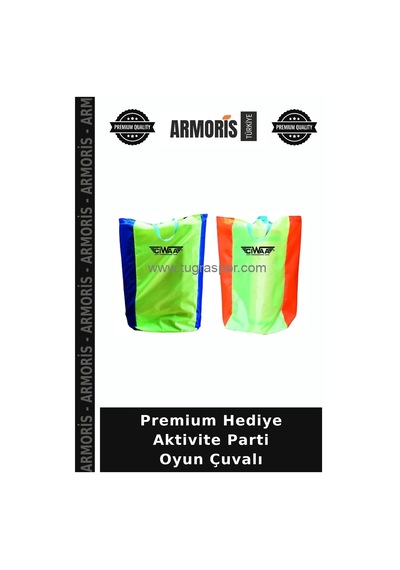 Premium Hediye Aktivite Parti Oyun Çuvalı Çok Renkli
