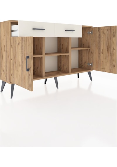 Arges Konsol 3 Raflı 2 Çekmeceli 3 Kapaklı 132x30x83 Çam-çam/aytaşı Çam/aytaşı Arges Konsol 3 Raflı 2 Çekmeceli 3 Kapaklı 132x30x83 Çam-çam/aytaşı Çam/aytaşı