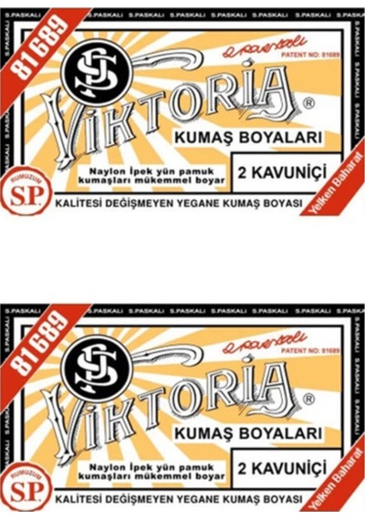 Viktoria Kumaş Boyası Kavuniçi 2 Adet