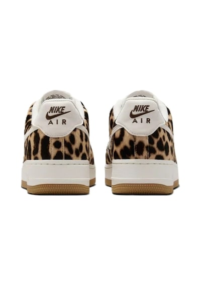Nike Air Force 1 '07 Leopar Af1 Womens Sneaker Kadın Günlük Spor Ayakkabı Krem