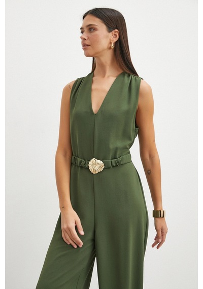 Uterpe Beli Kemerli Palazzo Paça Tulum Yeşil