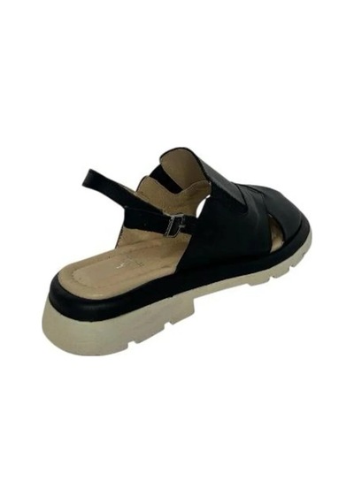Kemal Tanca 874 4009 Kadın Sandalet Sıyah Derı