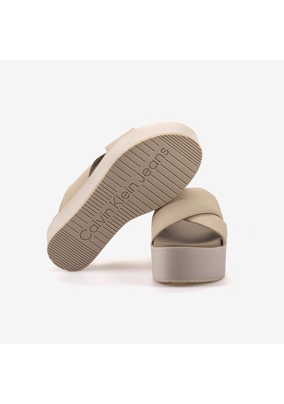 Calvin Klein Kadın Spor & Sneaker Ayakkabı Yw0yw01349 Bej