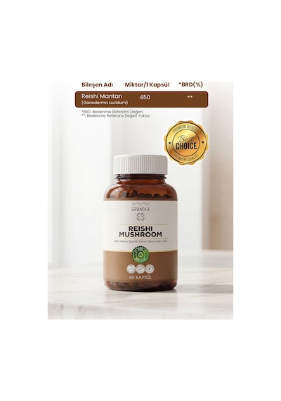 Erbatab Reishi Ekstresi 60 Kapsül