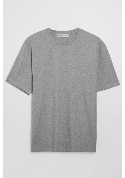 Grimelange Cultıvated Erkek 3'lü Kalın Dokulu Regular %100 Organik Pamuk Çok Renkli T-shirt Çok Renkli