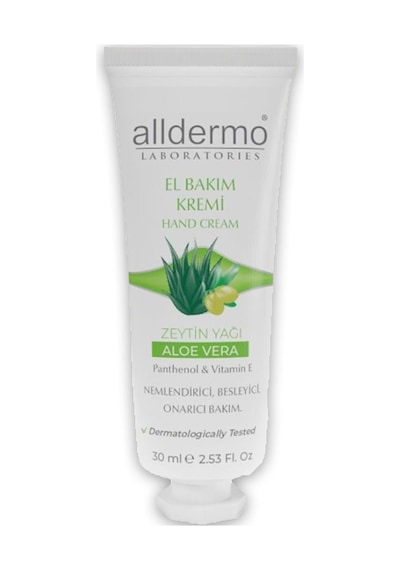 Alldermo Aloe Vera Zeytinyağı El Bakım Kremi 30 ML