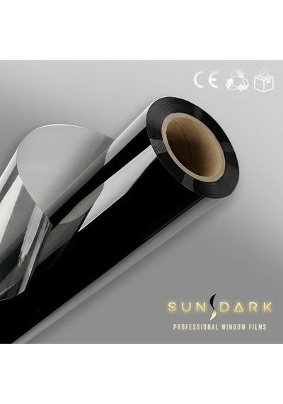 50 Cm X 2 Metre Siyah Cam Filmi %20