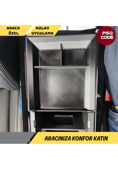 Kgm Torres Evx Orta Konsol Düzenleyici-organizer