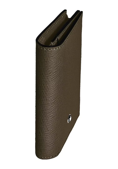 Mont Blanc Montblanc Sartorial Deri 4 Bölmeli Kartlık 221346 Haki