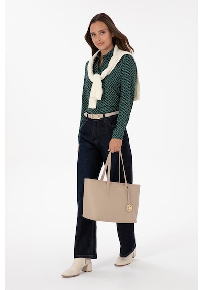 U.S. Polo Assn. Kadın Bej Omuz Çantası 50317823-VR011