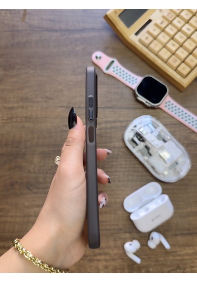 Redmi 15c Uyumlu Süper İnce Mat Ultra Thin Silikon Kılıf Buzlu Siyah