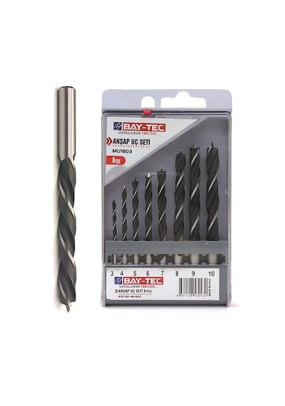 Bay-tec Ahşap Uç Seti 8 Parça