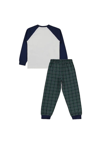 Civil Boys Şapkalı Ayı 6-9 Yaş Pijama Takımı - Lacivert