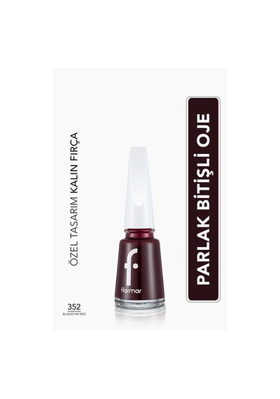 Flormar Fne-352 Blackstar Red New 352