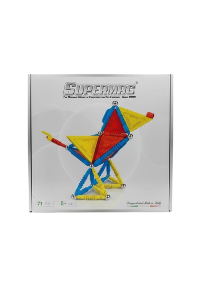 Supermag 71 Parça Manyetik Yapı Ve Geometri Stem Eğitim Seti