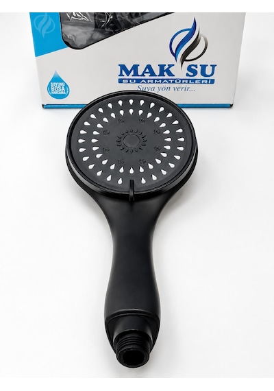 Mafsallı Duş Seti Siyah Mat - Siyah