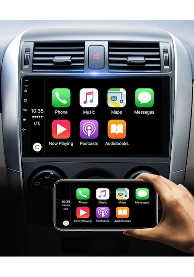 Toyota Corolla 2006-2013 Android Multimedya Carplay 4gb/64gb 9 Inc Hd Ips Ekran Park Kamera  9"