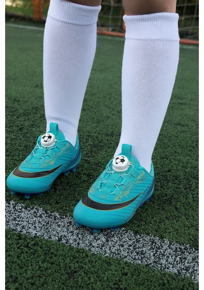 Mini Bonito Üniseks Yeni Nesil Mekanizmalı Futbol Kramponu Turkuaz