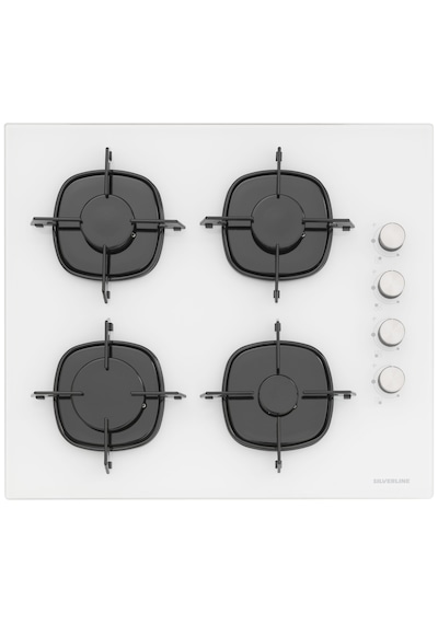 Silverline BO65P4W01 - CS5700E6W01 - 3481 Flam Cam Ankastre Set Beyaz