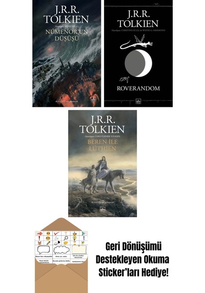 Númenor Un Düşüşü + Roverandom Siyah Kapak + Beren İle Luthien