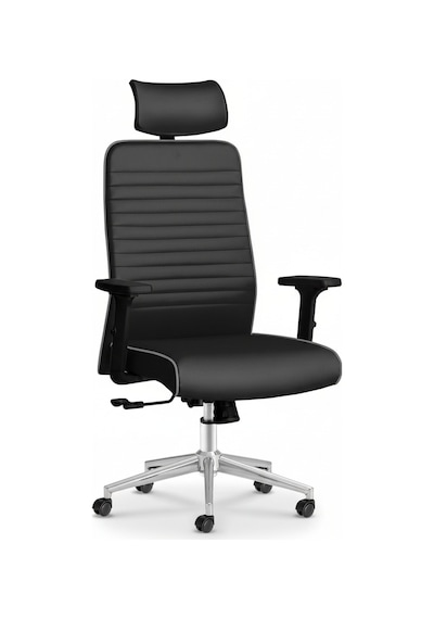 Upstyle Zirve Deri Ergonomik Çalışma Ve Yönetici Koltuğu Siyah/gri