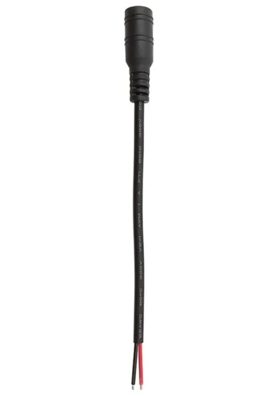 Sazan Yemleme (TEKNE VE BOTU)pil Jak Kablosu 12cm Uzunluk Siyah