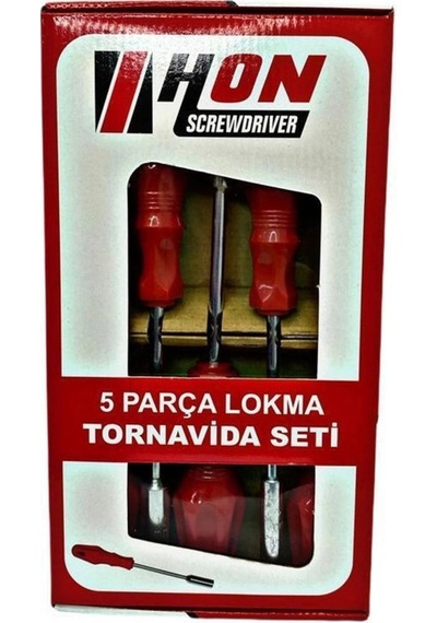 5 Adet Lokma Anahtar Tornida 6/7/8/10/13/mm Metal Altıgen