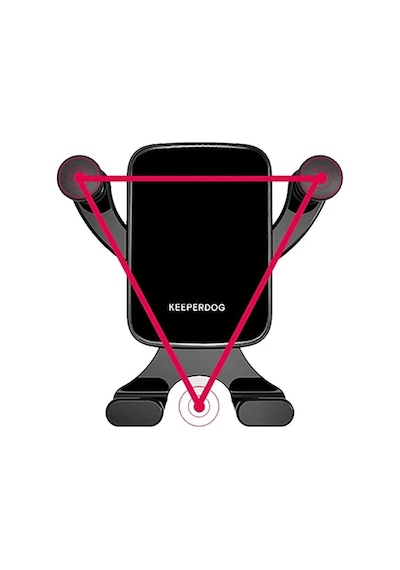 Torima Sıkıştırma Tipi 4.5 - 6.5 " Telefonlar İçin Telefon Tutacağı Siyah