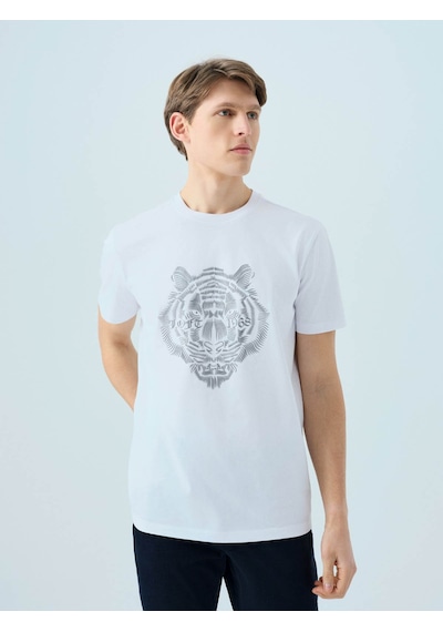 Loft Beyaz Erkek T-shirt Lf2039570 Beyaz