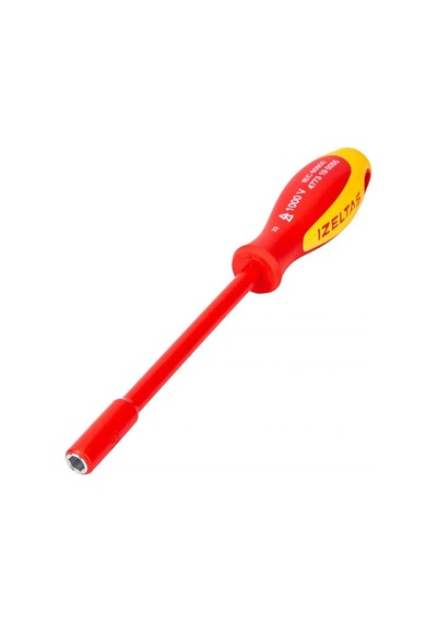 İzeltaş 4773190055 1000V Süngüsü İzoleli Lokma Uçlu Tornavida 5.5 MM