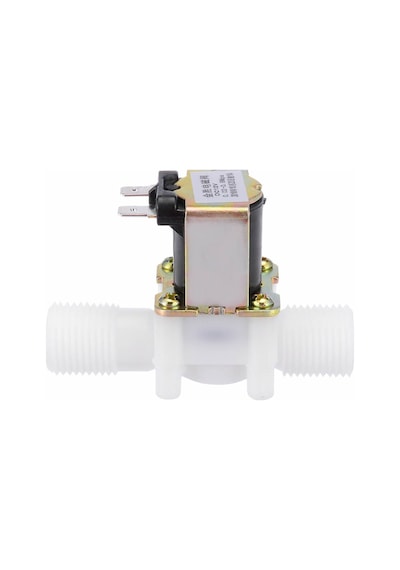 12v Plastik Solenoid Valf Nc Elektrikli Manyetik Su Akış Vanası Kontrol Bahçe Sulama Çamaşır