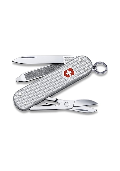 Victorinox Classic Metal Yüzey Kamp Çakı VT.0.6221.26 Gümüş