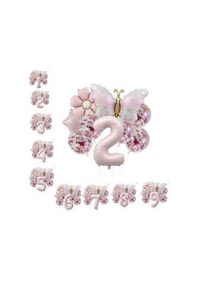 Gold Kelebek Papatyalı 2 Yaş Folyo Balon Set Sku: Zeusstk9d690eb200 .