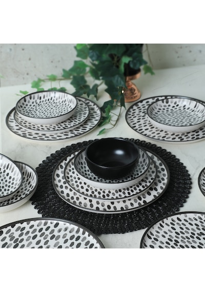 Keramika Shadow Nordic Yemek Takımı 24 Parça 6 Kişilik 21434