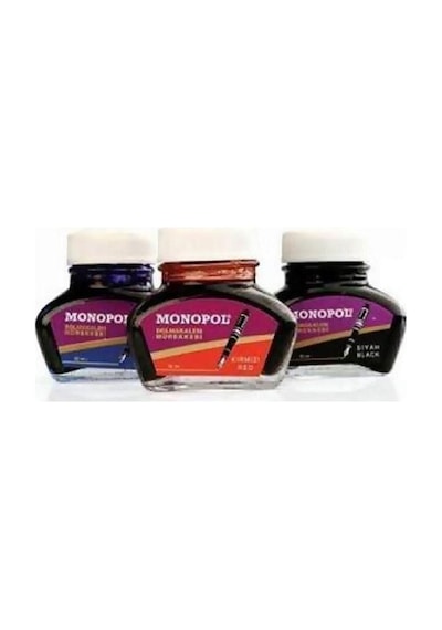 Okiofis Monopol Dolmakalem Yazı Mürekkebi 30 Ml. Siyah