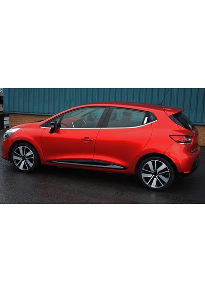 Renault Clio 4 Krom Cam Çıtası 8 Parça 2012  Sonrası