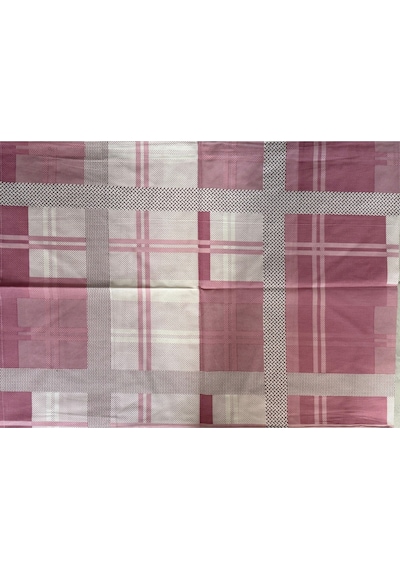 Tek Kişilik Nevresim Takımı %100 Pamuk 160x220 Lastikli Çarşaflı 100x200 Beyaz - Pembe