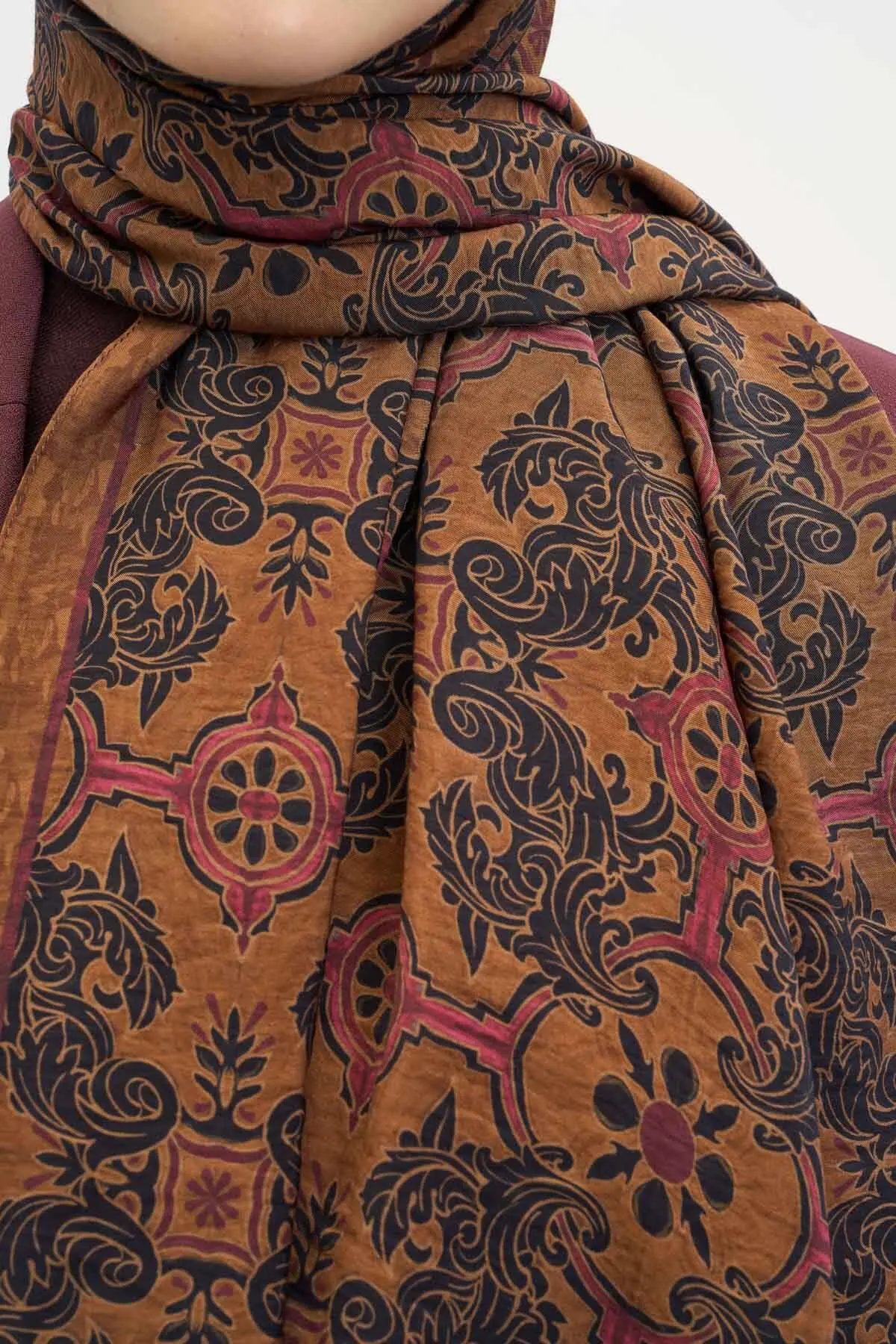 Silk Home Urban Hours Luvia Taba Mayda Şal 190x70