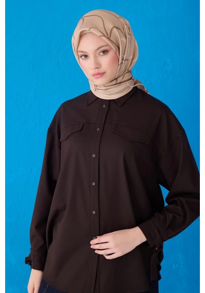 Belli Saf Twill İipek Eşarp 4113d Latte