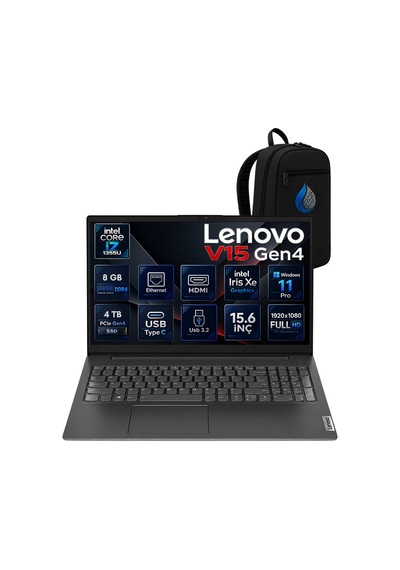 Lenovo V15 G4 IRU 83A100GPTRRNP04 i7-1355U 8 GB 4 TB SSD 15.6" W11P Dizüstü Bilgisayar Lenovo V15 G4 IRU 83A100GPTRRNP04 i7-1355U 8 GB 4 TB SSD 15.6" W11P Dizüstü Bilgisayar