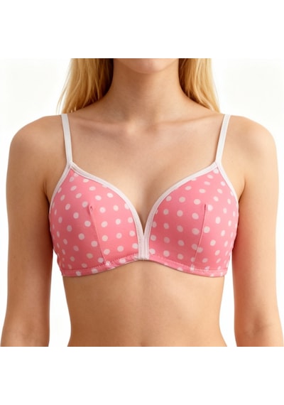 Bonbon Kadın Balensiz Dolgusuz İlk Sütyen Bb2174 Pembe