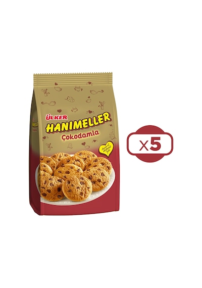 Ülker Hanımeller Çokodamla Kakaolu Damla Bisküvi 5 x 150 G