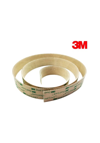 Sj4570 Şeffaf Cırt Dual Lock Yapışkanlı Cırt 1000 Kez Açılıp Kapanabilir 25mm X 75cm Bant Marketim